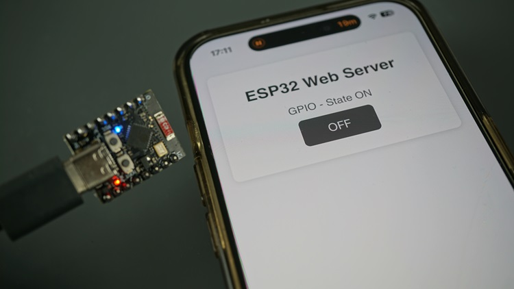 ESP32 C3 SuperMini Control Onboard LED Web Server