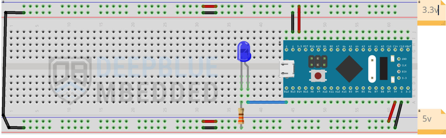 13 STM32 Arduino Blinking LED Example Blue Pill 1536x476 1