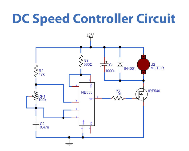 DC Speed Controller Diagram Schematic 768x676 1