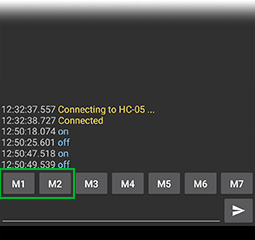 Serial Bluetooth Terminal App Macros