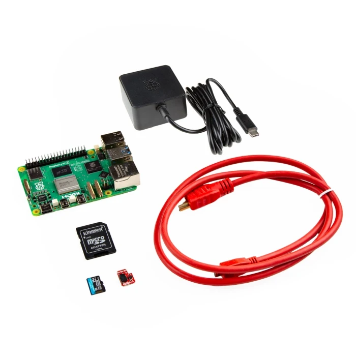 23626 Raspberry Pi 5 Kit Feature Black Power Source