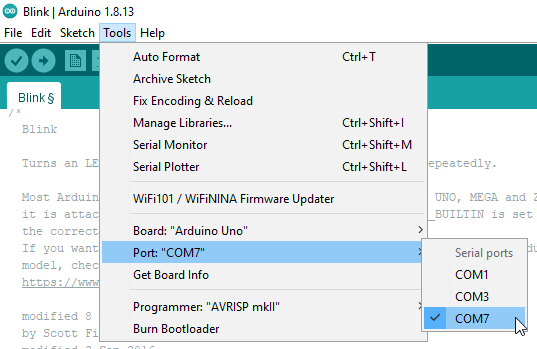 CH340 Driver IDE port