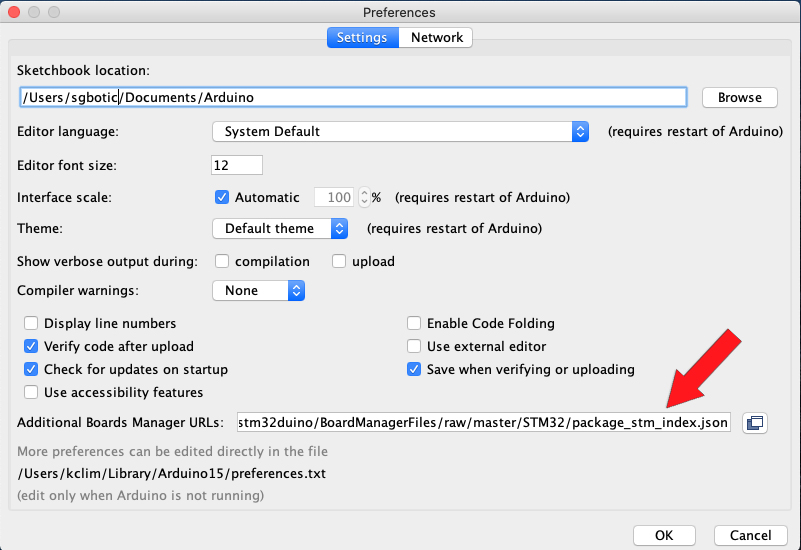چگونه برد STM32F401/F411 Black Pill را با Arduino IDE برنامهریزی کنیم؟ 5 STM32 addon