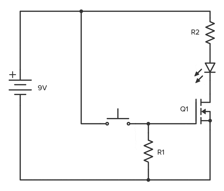 ترانزیستور چیست و چگونه کار میکند؟ 10 transistor mosfet switch on off