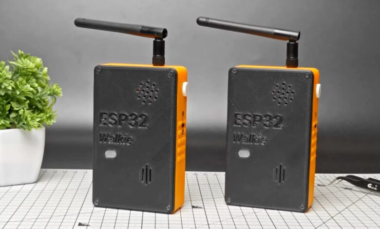 esp32 walkie